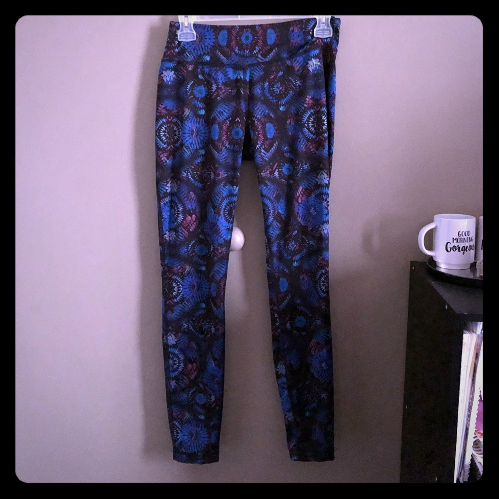 Purple blue leggings